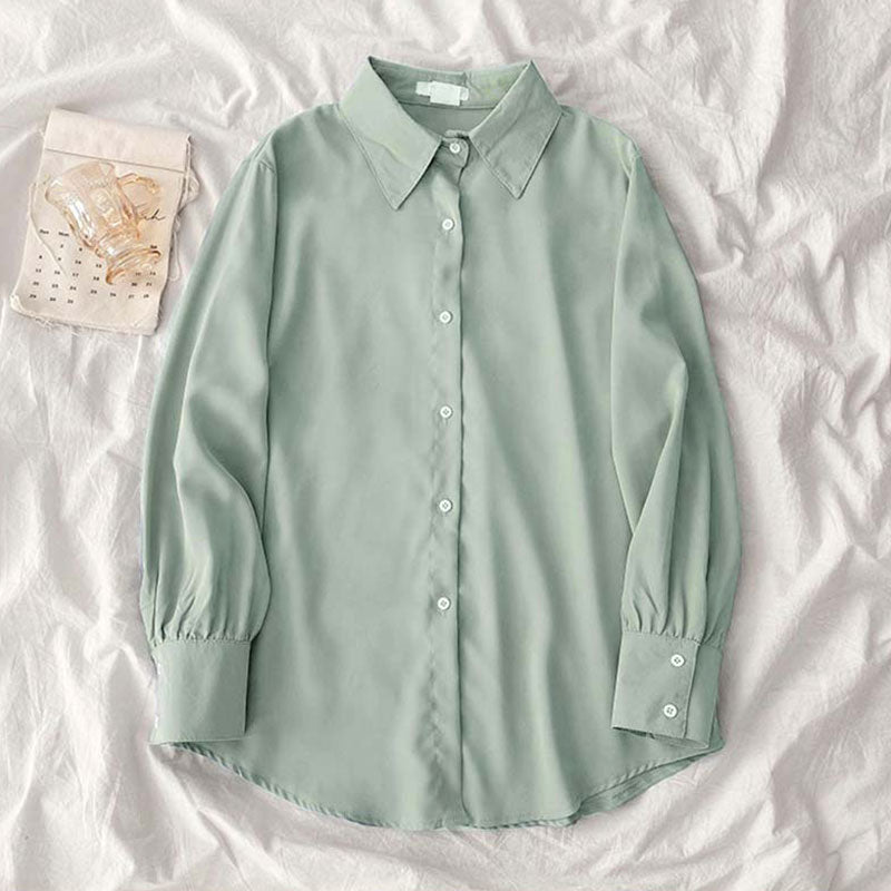 Casual Loose Lapel Shirt