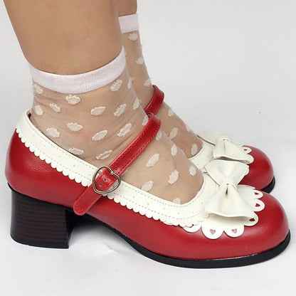 Wine Hit SP168070 Shoes White Lolita Made Custom