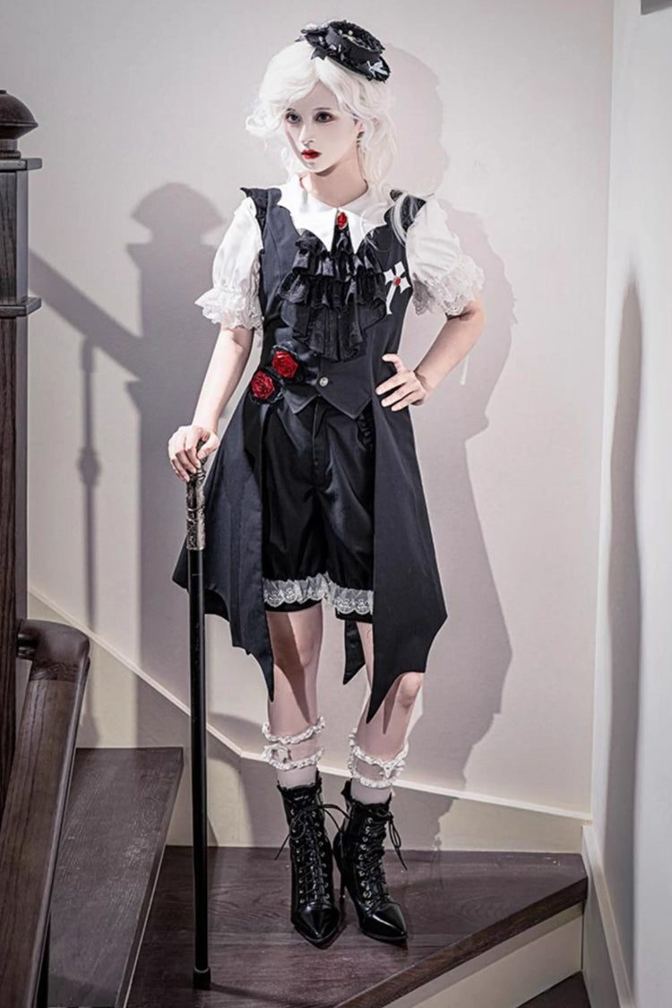 Sleeveless Ouji Prince Vest with Elegant Details