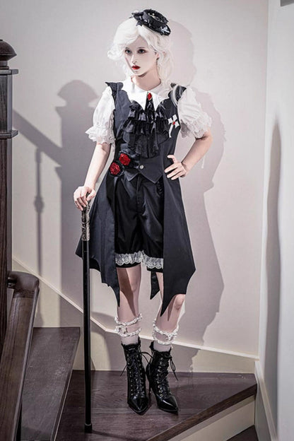 Sleeveless Ouji Prince Vest with Elegant Details