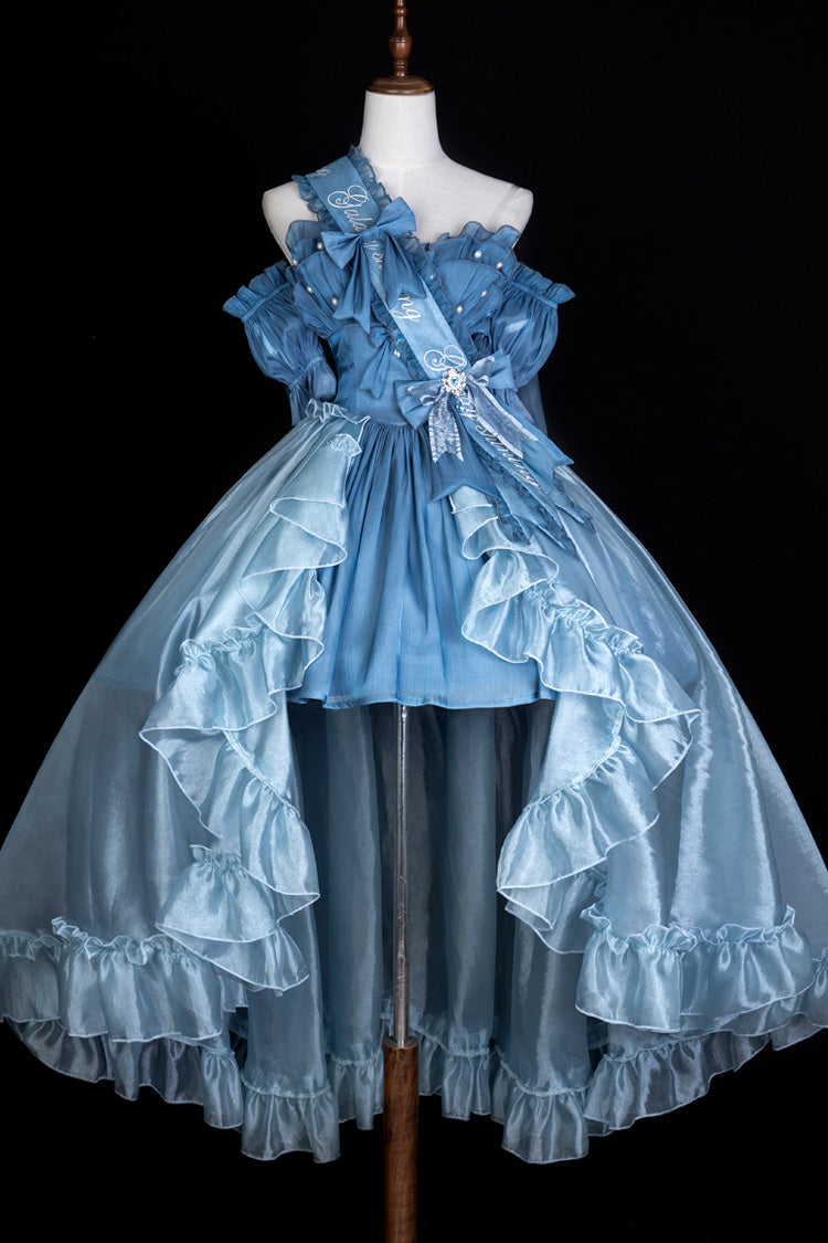 Elegant JSK Set with Ruffle Hanayome Bow