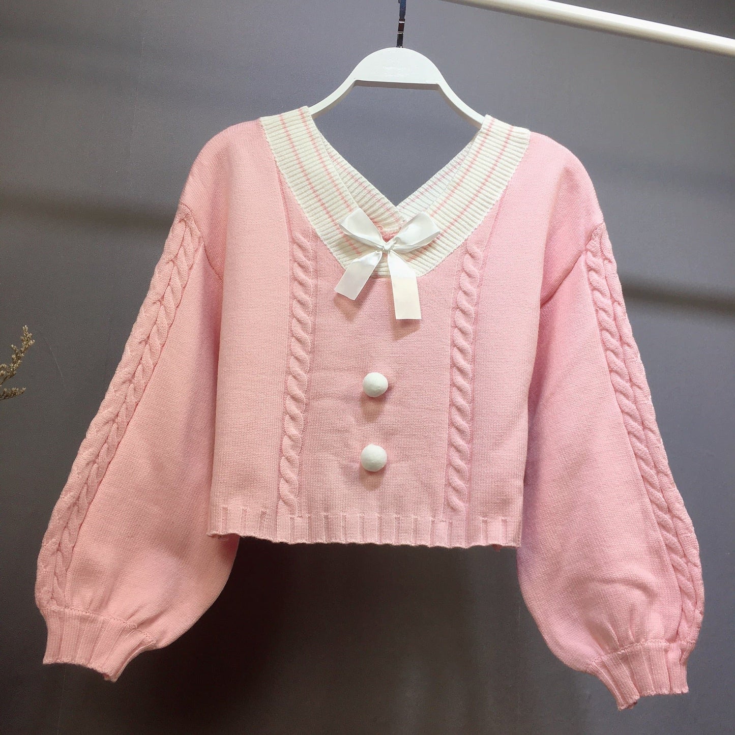 SpreePicky Sweet Bow Short Sweater SP13315