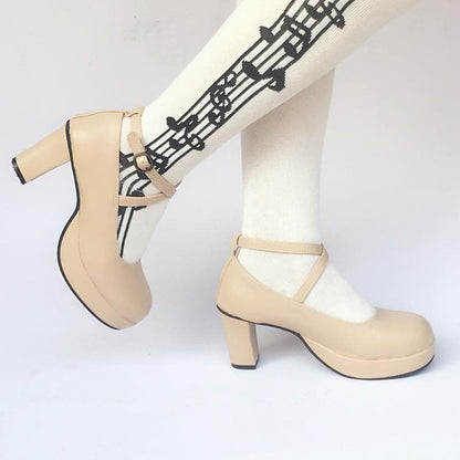 High Custom SP168137 Made Heels Beige Shoes Elegant