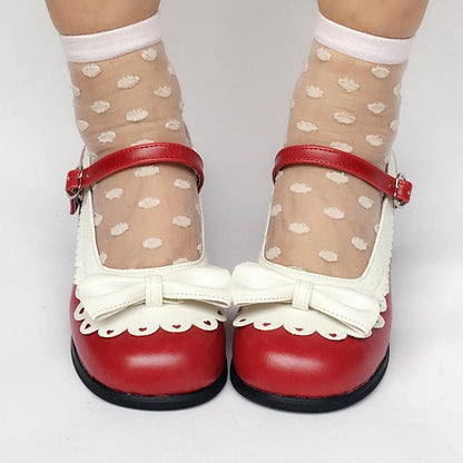 Wine Hit SP168070 Shoes White Lolita Made Custom