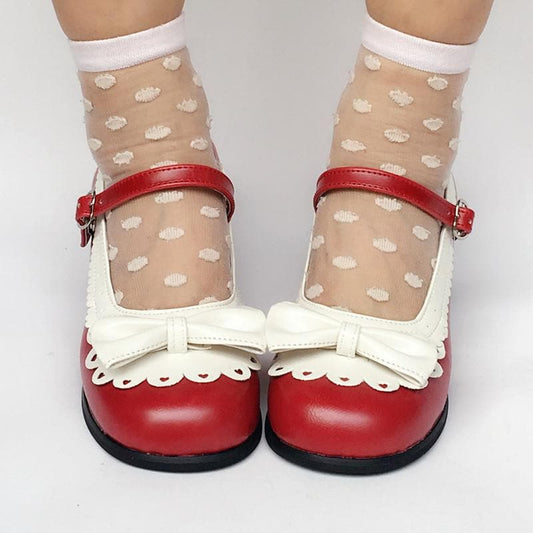 Wine Hit SP168070 Shoes White Lolita Made Custom