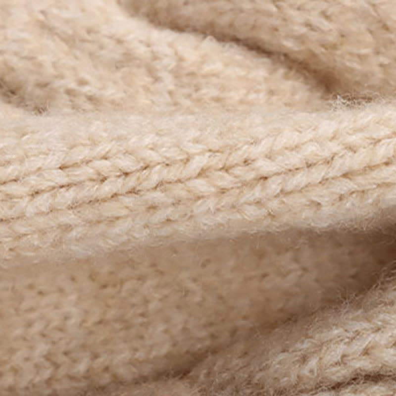 Stripe Set Sweater Colorblock Cardigan Pants