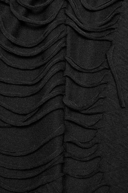Men's Gothic Loose Pants with Horizontal Striped Ripped Distressed Detailing