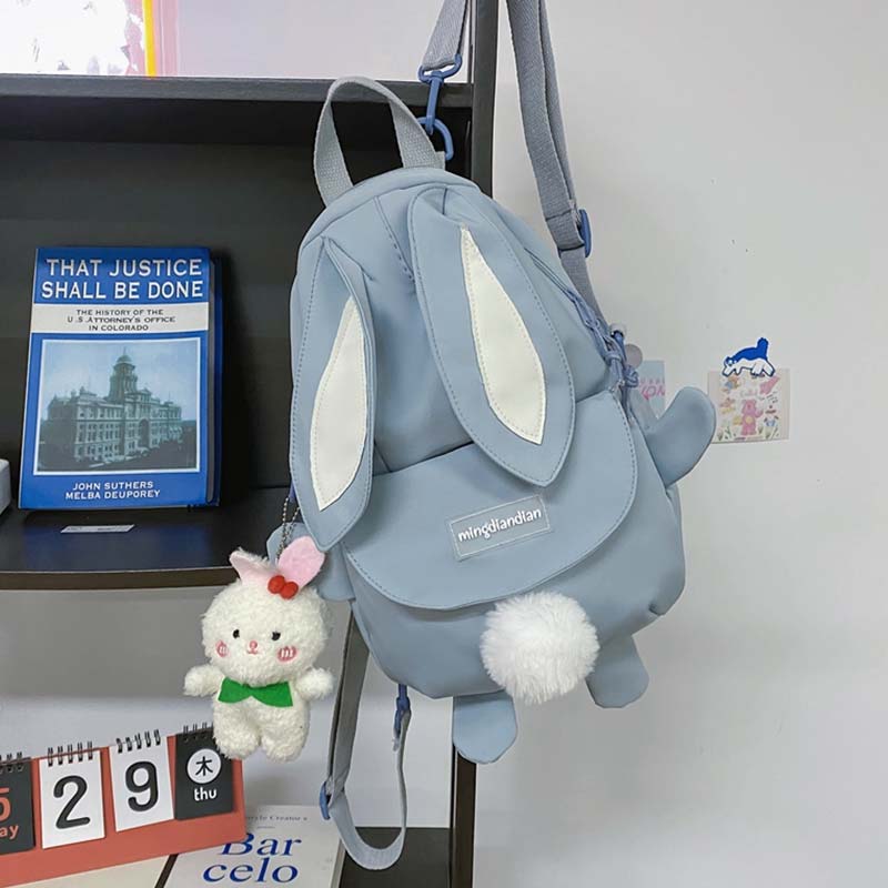 Cute Cartoon Bunny Ears Backpack