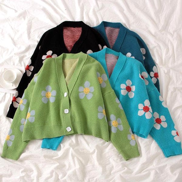 Daisies Cardigan - Cardigan