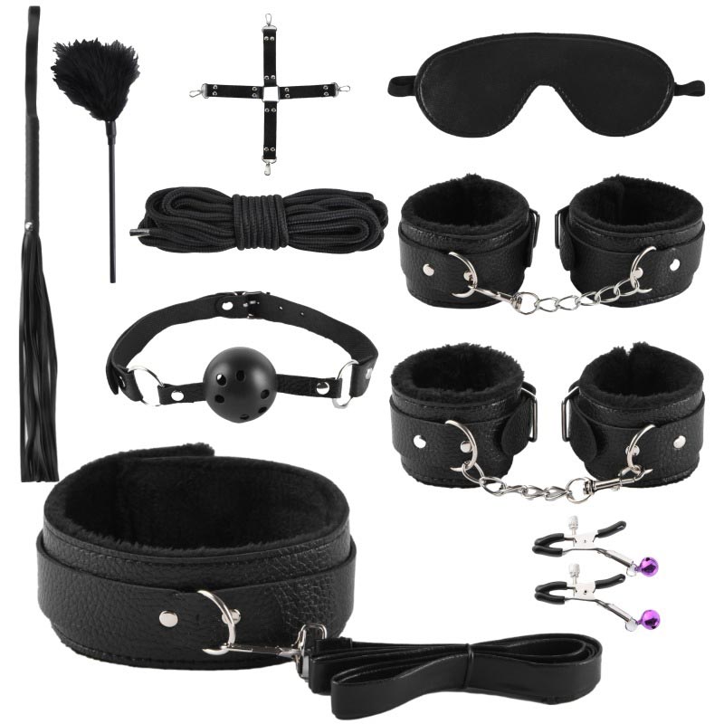 Leather Maid Cosplay Accessories 10 Piece Set