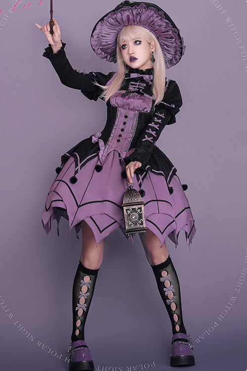 Sweet Lolita OP Dress with Ruffled Collar and Irregular Hem