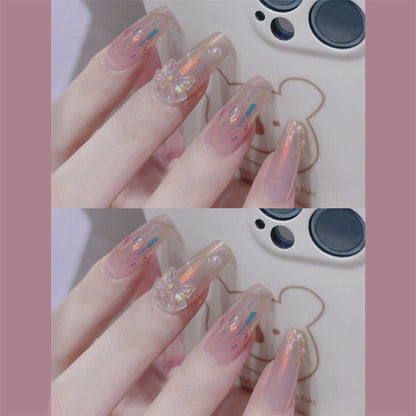 Dolly press on nails - bows - butterfly - gems - hearts - jeweled