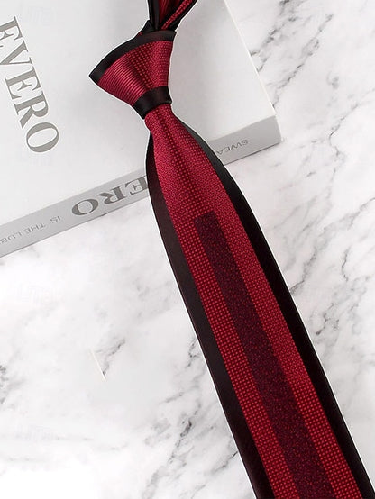 Classic Polyester Pattern Necktie Men's with