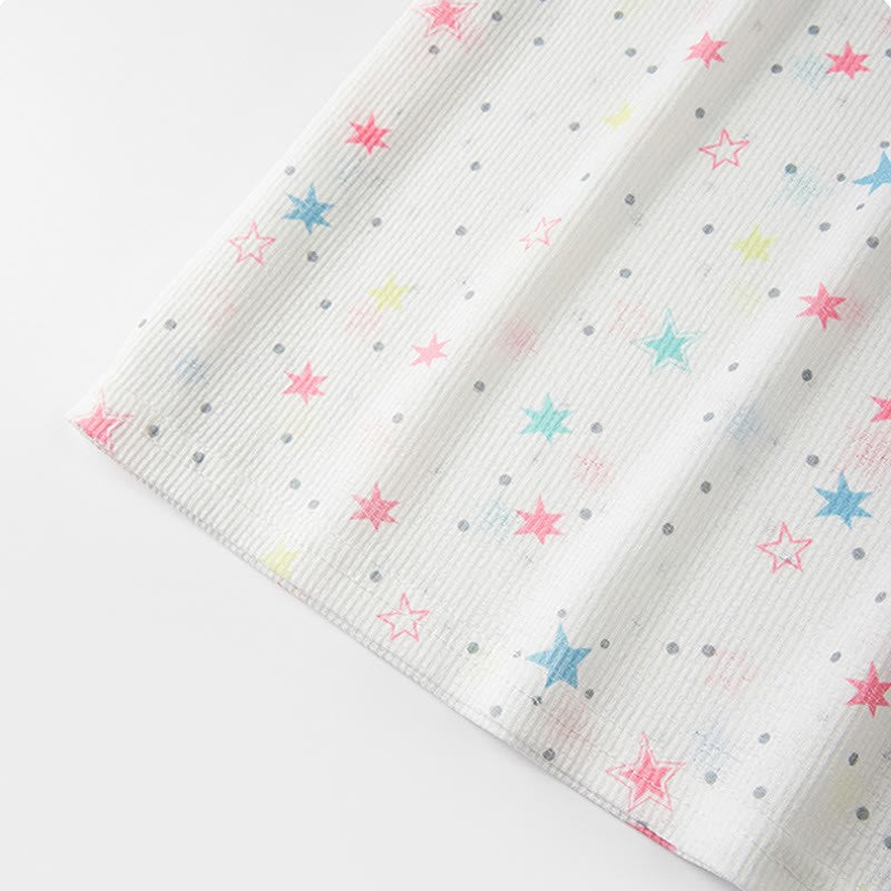 Print Set Coverup Plaid Pants Two Pieces Star