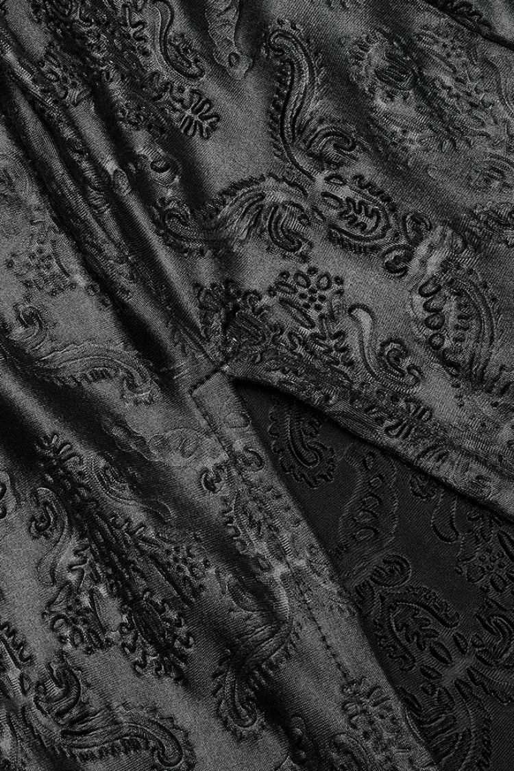 Long Sleeve Hollow Embroidery Women's Gothic Dress