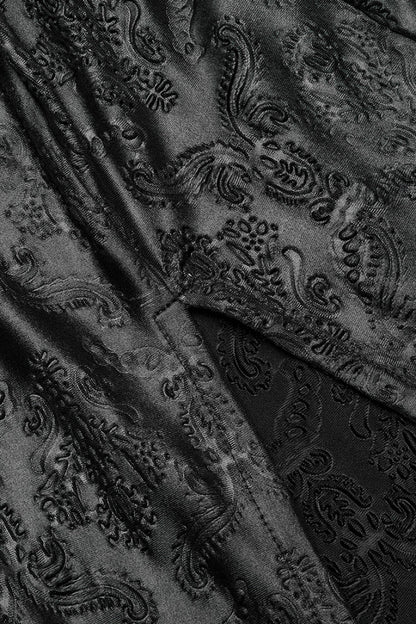 Long Sleeve Hollow Embroidery Women's Gothic Dress