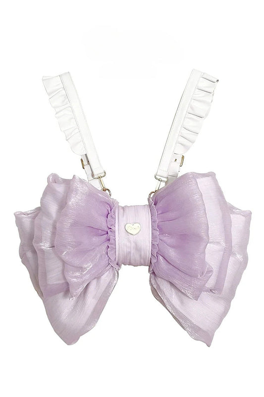 Big Purple Bowknot Lolita Backpack