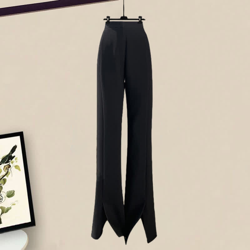 Lace Puff Crop Denim Pants T-Shirt Shoulder Up Skirt