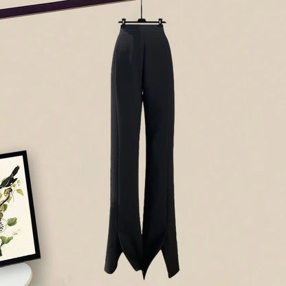 Lace Puff Crop Denim Pants T-Shirt Shoulder Up Skirt