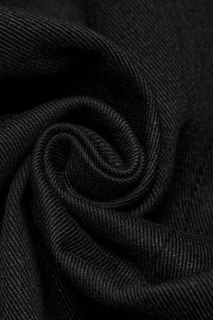 Stitching Slim Punk Vest with Stand Collar
