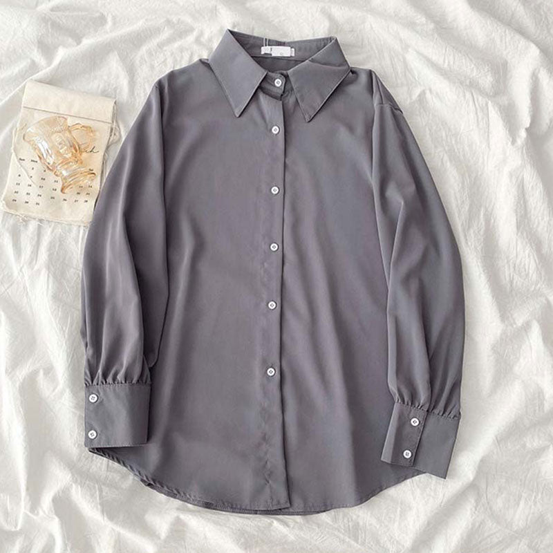 Casual Loose Lapel Shirt