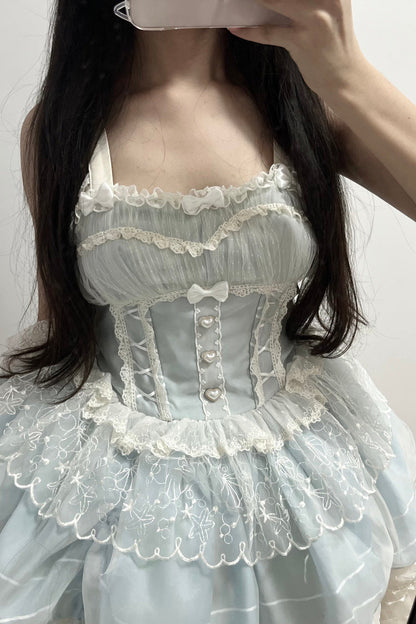 Ruffled Lace Sweet Princess Lolita JSK