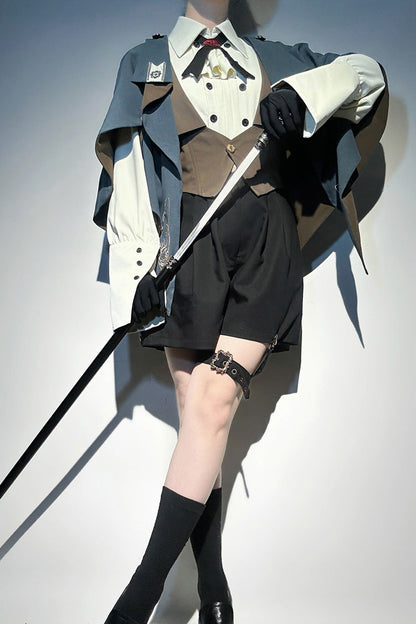 Printed Ouji Prince Handsome Lolita Cloak