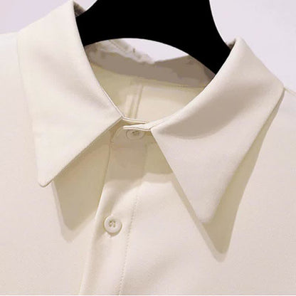 Vest Fringed Shirt Dress Lapel Boho Embroidery Pleated