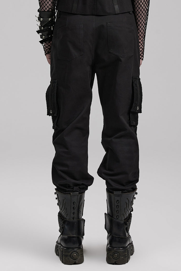 Steampunk Trousers with Metal Ring Embellishments