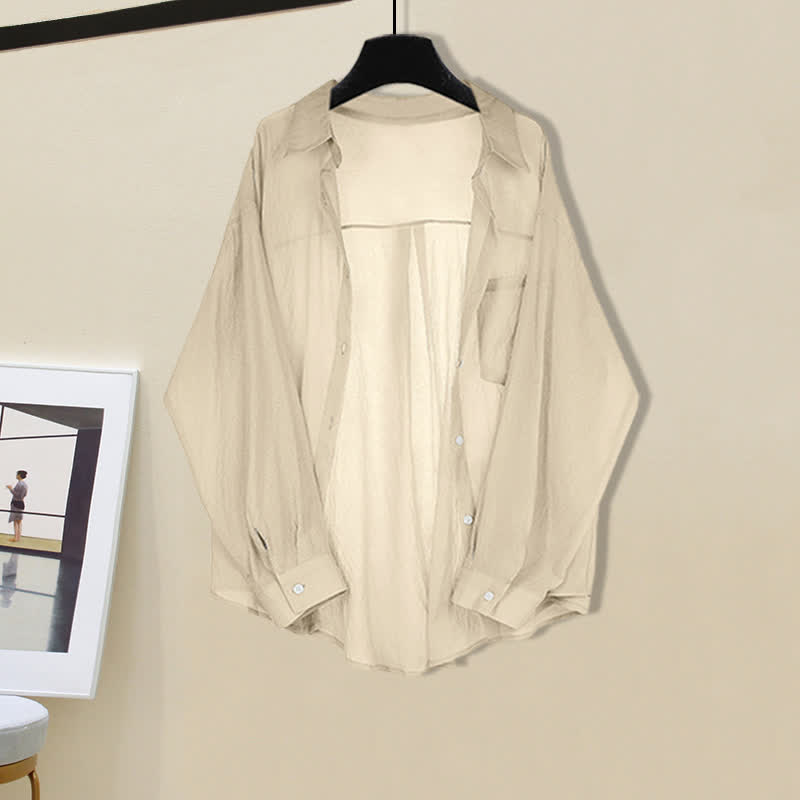 Pants Set Top Stripe Casual