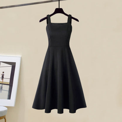 Pants Rhombus Sweater Dress Slip Skirt Print Set