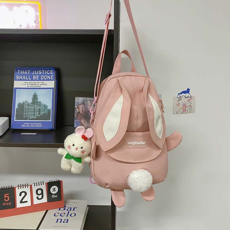 Cute Cartoon Bunny Ears Backpack