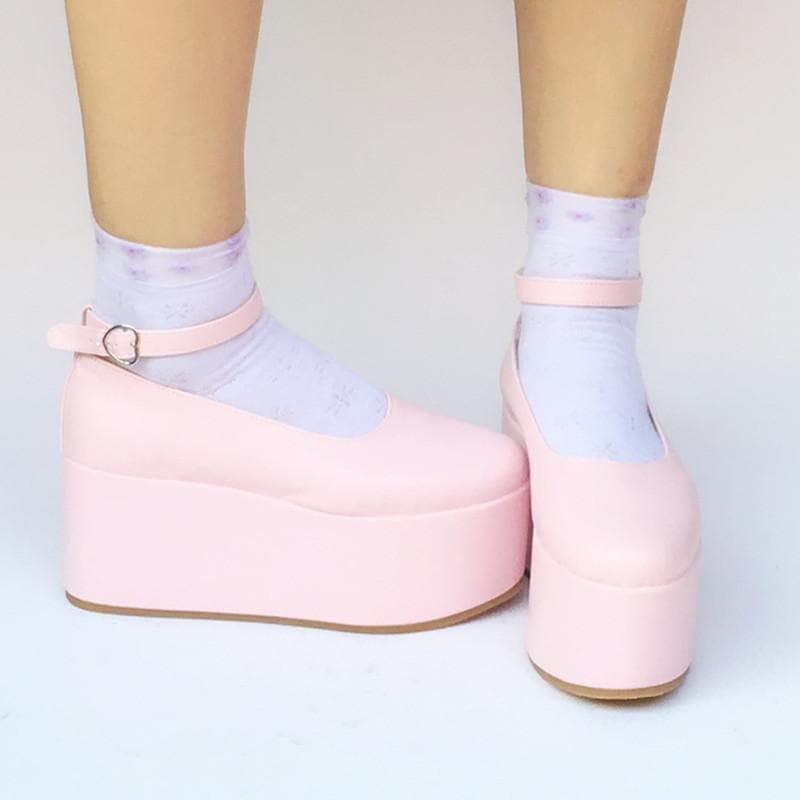 Platform Baby Shoes Pinky SP168134 Custom Made Doll