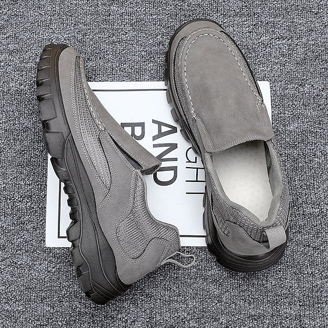 Men's Maroon Perforated Slip-On Sandals with Stylish Design