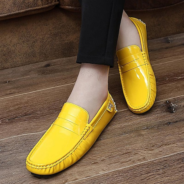 Men's Penny Driving Loafers & Slip-Ons PU Leather
