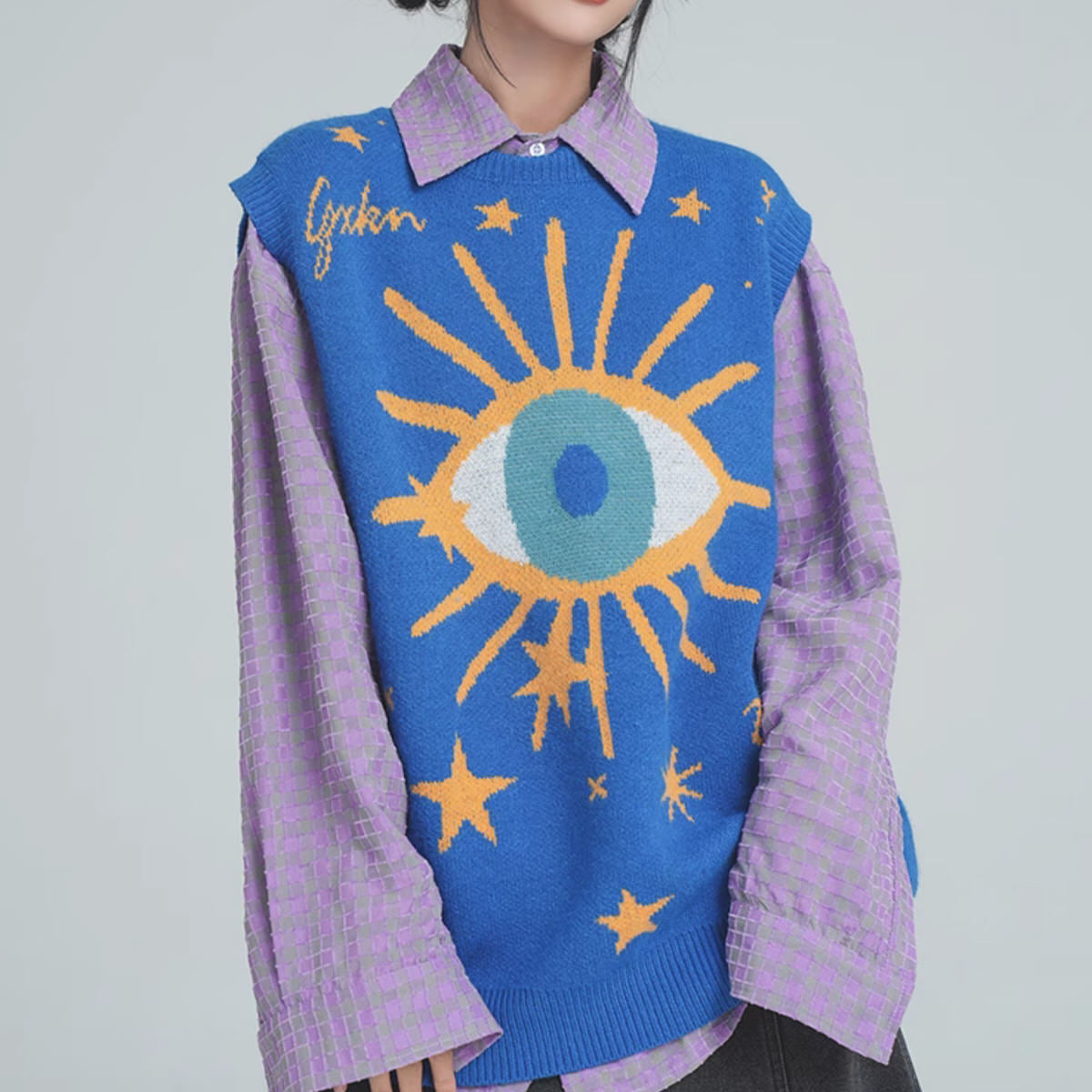 Eye Stars Aesthetic Vest