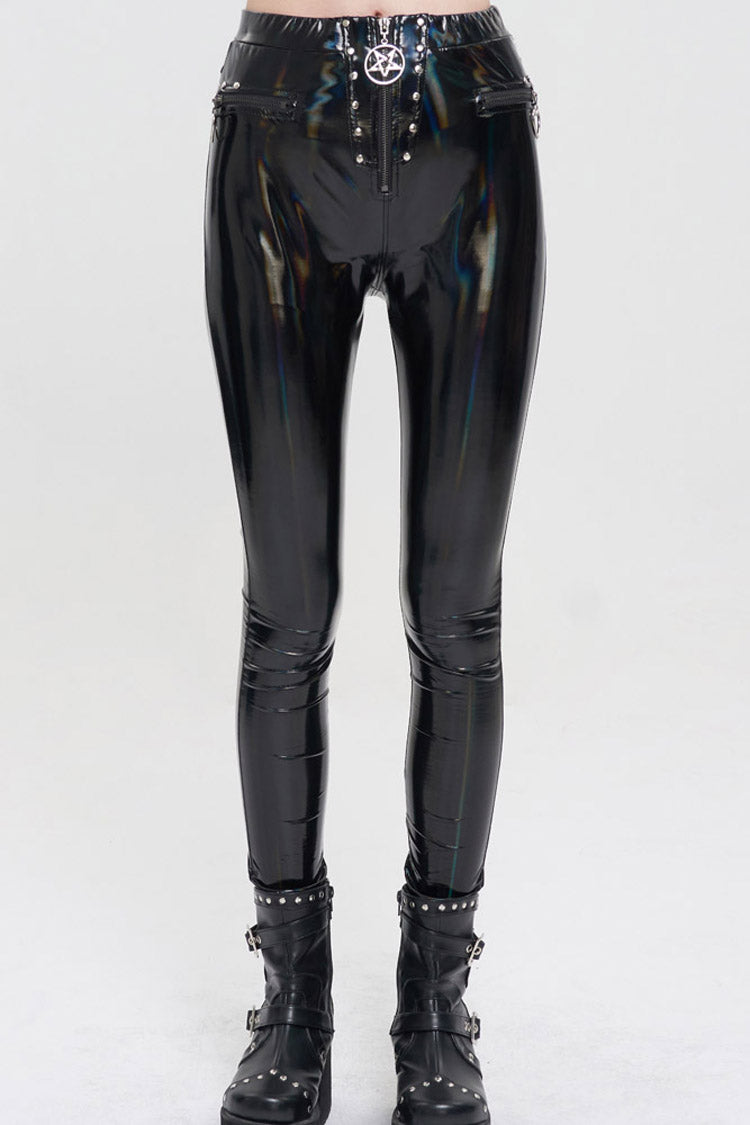 Womens Pants with Front Zip and Side Zippers