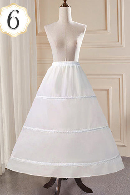 Ivory Multi-Tiered Fishbone Sweet Lolita Petticoat