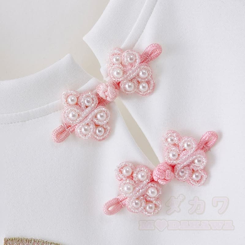 Skirt T-shirt Pieces Set Tassels Buckle Horse-face Two Vintage