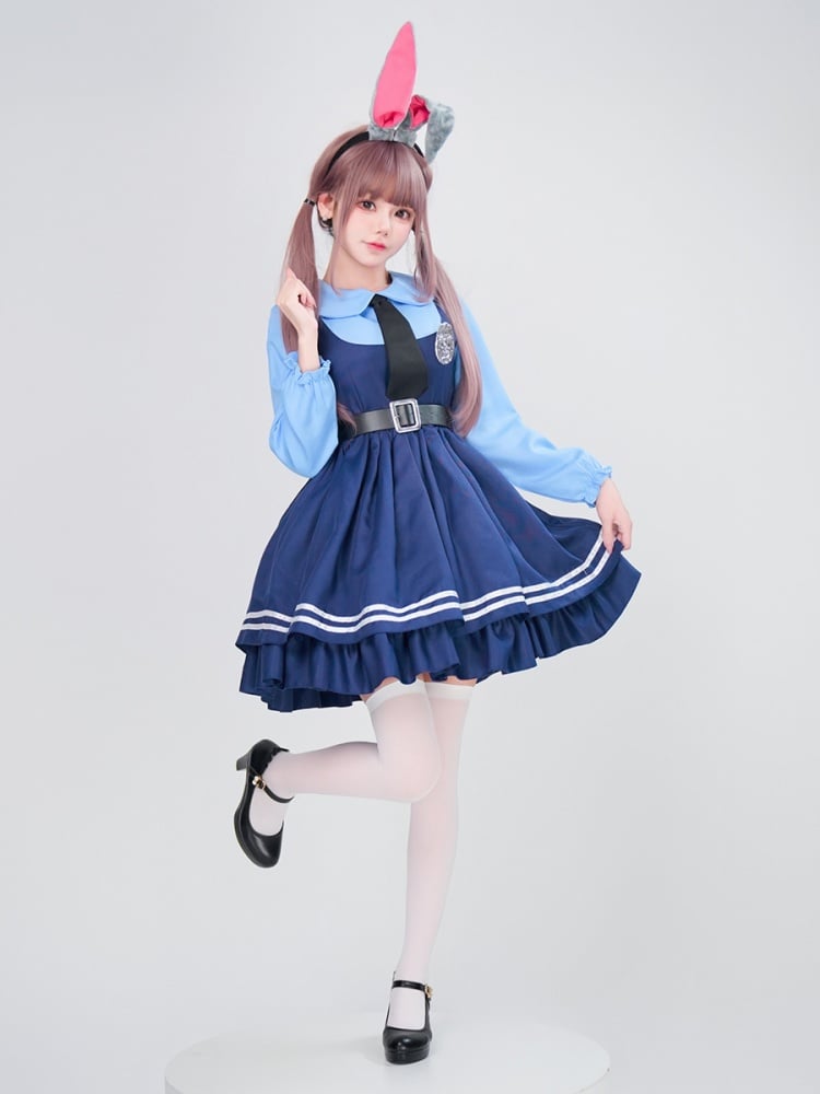 Halloween Judy Blue Peter Pan Collar Dress