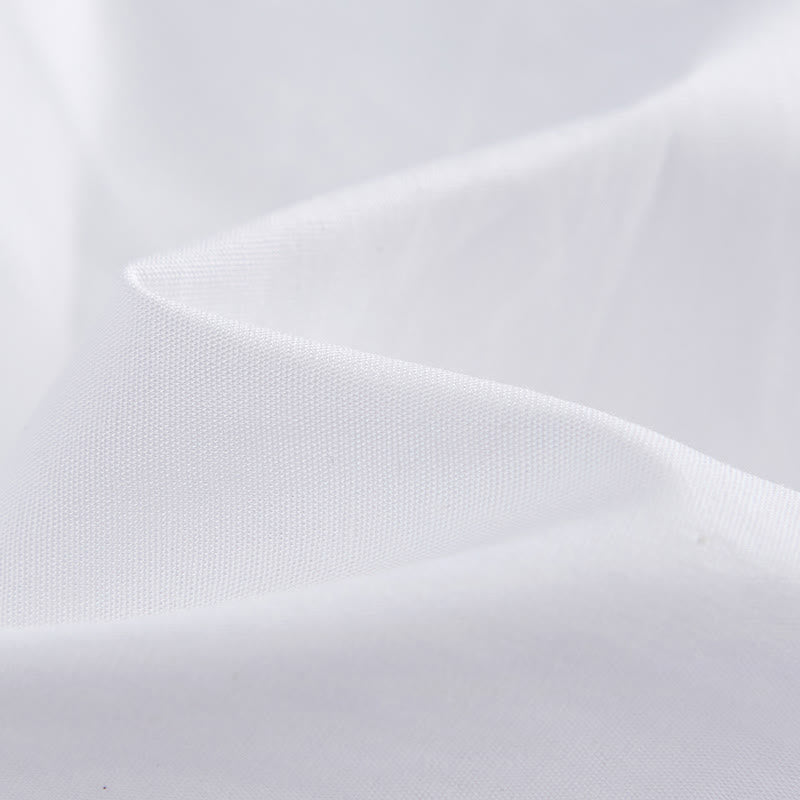 Print Shirt Denim Lattice Fishtail Skirt Set