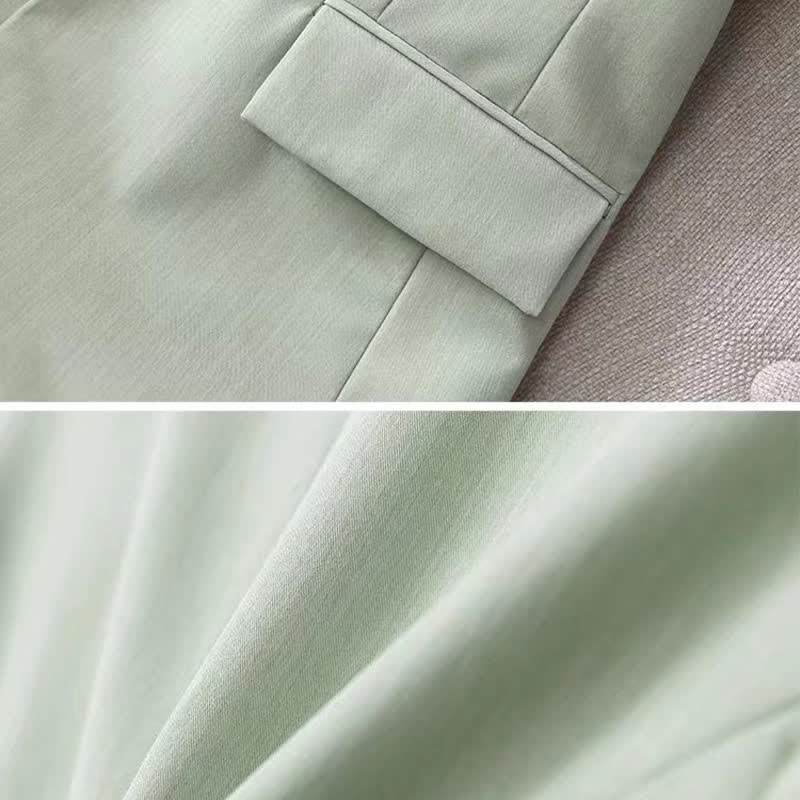 Slip Green Print Floral Dress Set