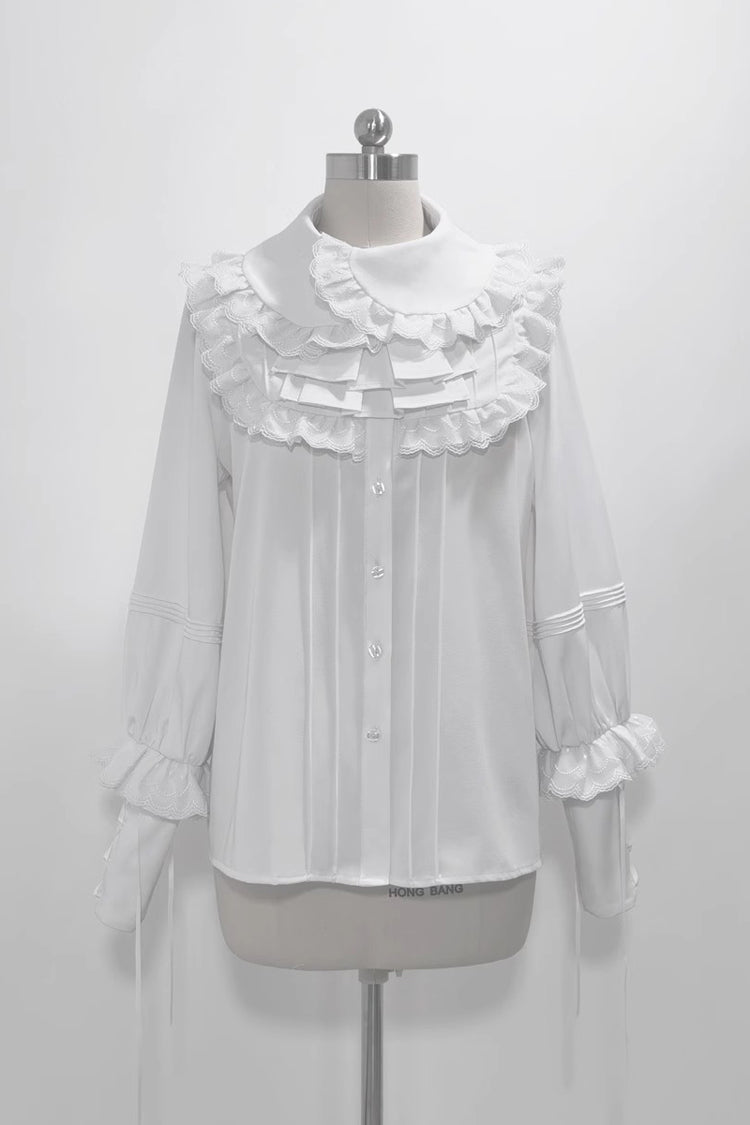 Pure White Rabbit Theater Blouse