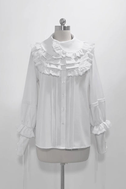 Pure White Rabbit Theater Blouse