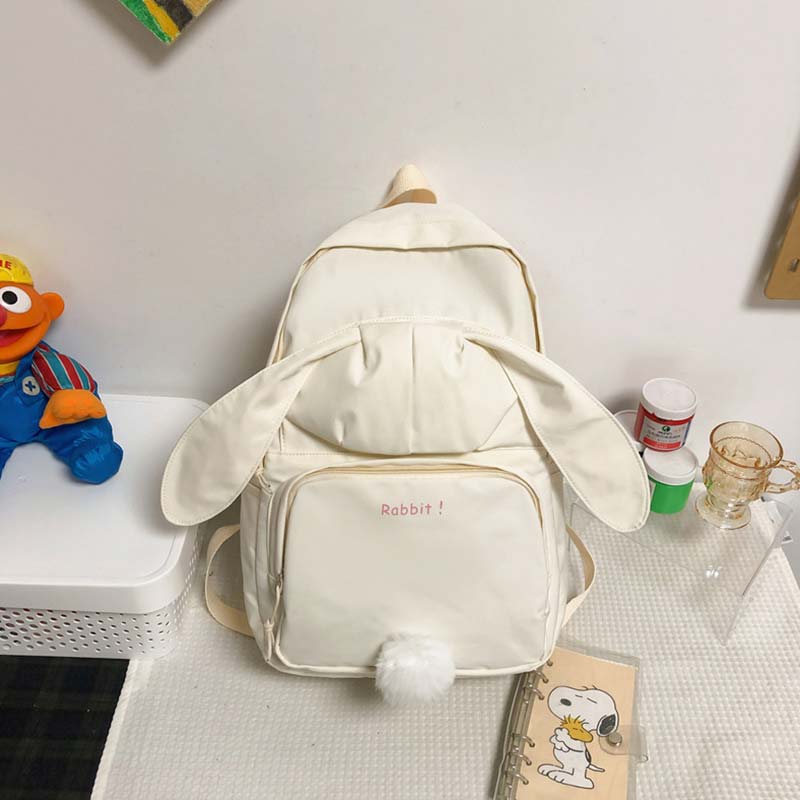 Süßer Rucksack mit Cartoon-Hasenohren