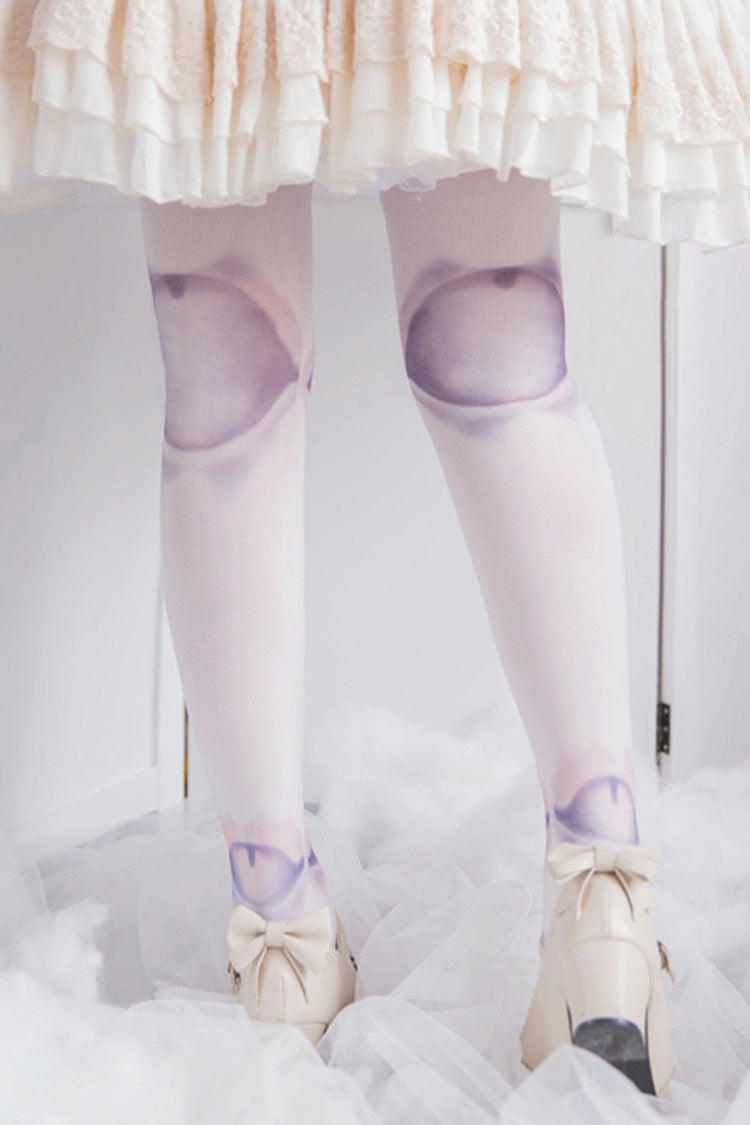 Sphere Print Doll Lolita Tights