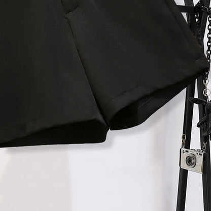 Floral Bird Print Chiffon T-Shirt Shorts Casual