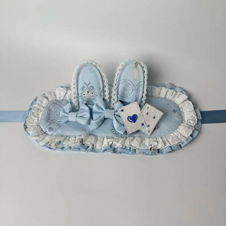Alice Vibes Blue Bunny Ears Hairband