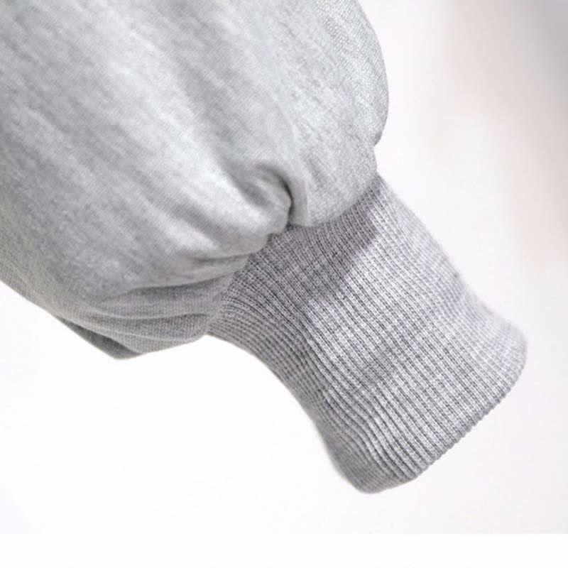 Hoodie Slip Split Ruffled Dress Short Cross