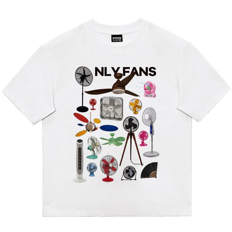 Fans Graphic T-Shirt - S / White - T-Shirts